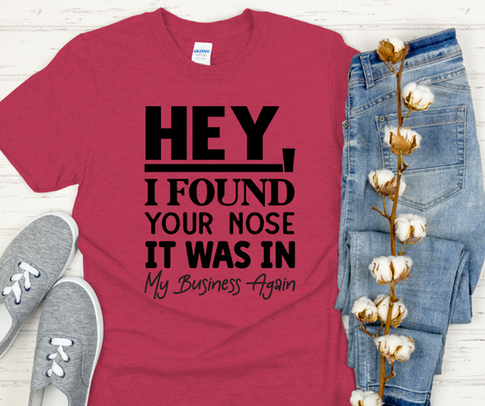 Found Your Nose In My Business Again